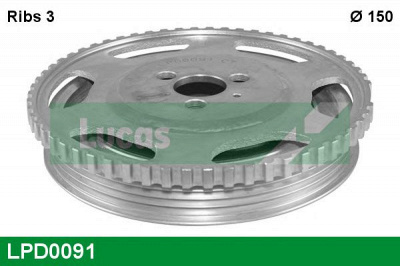 LUCAS ENGINE DRIVE lpd0091 -  Ременный шкив, коленчатый вал